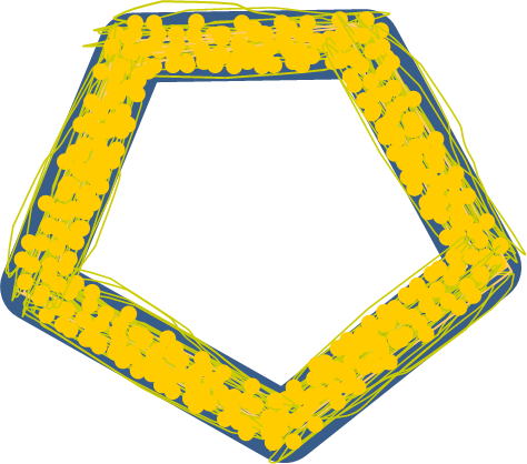 3D patterned fibers illustration