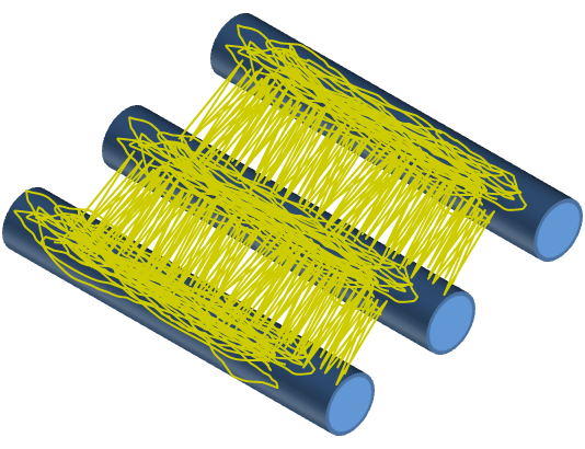 Electrospinning on grids